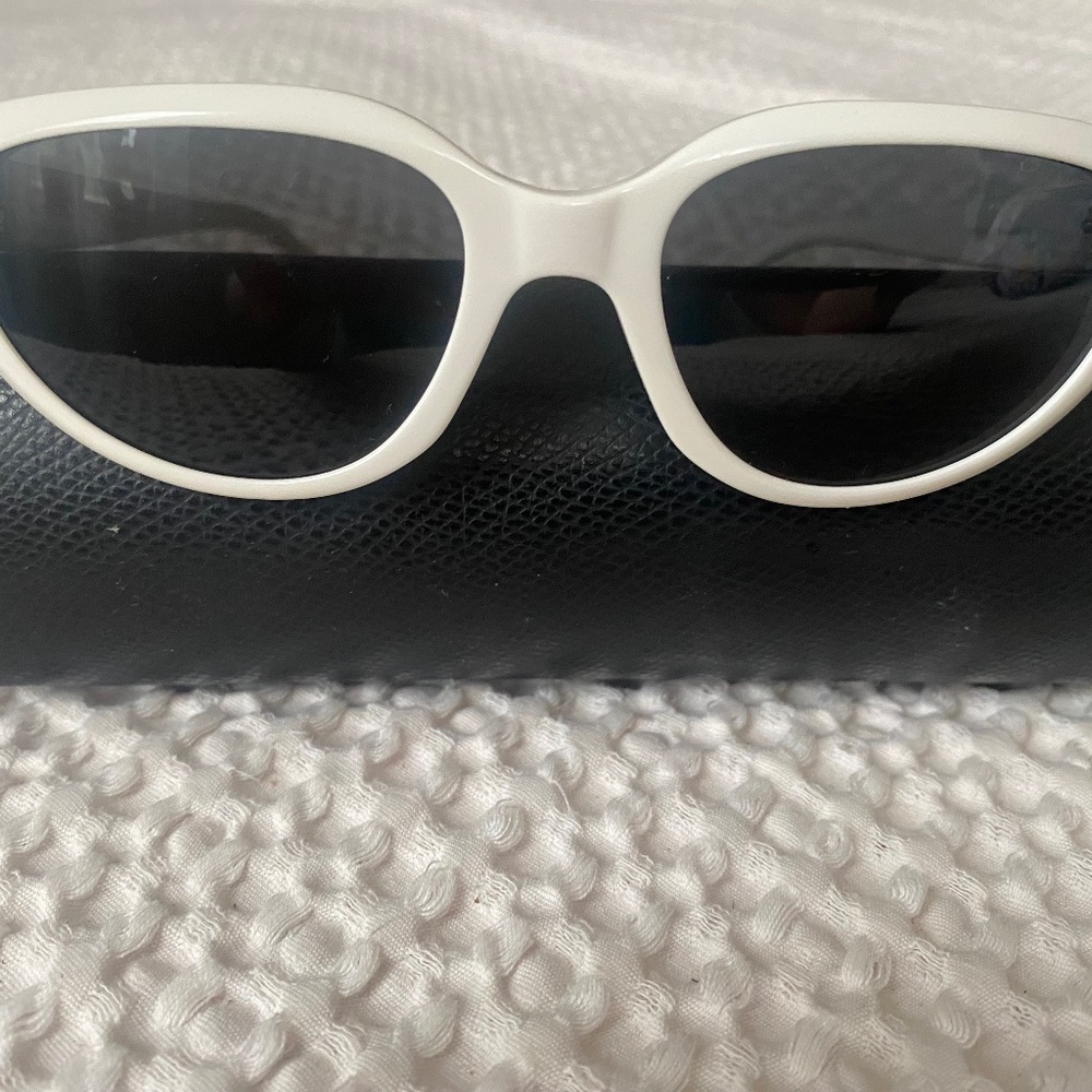 Celine white frame sunglasses